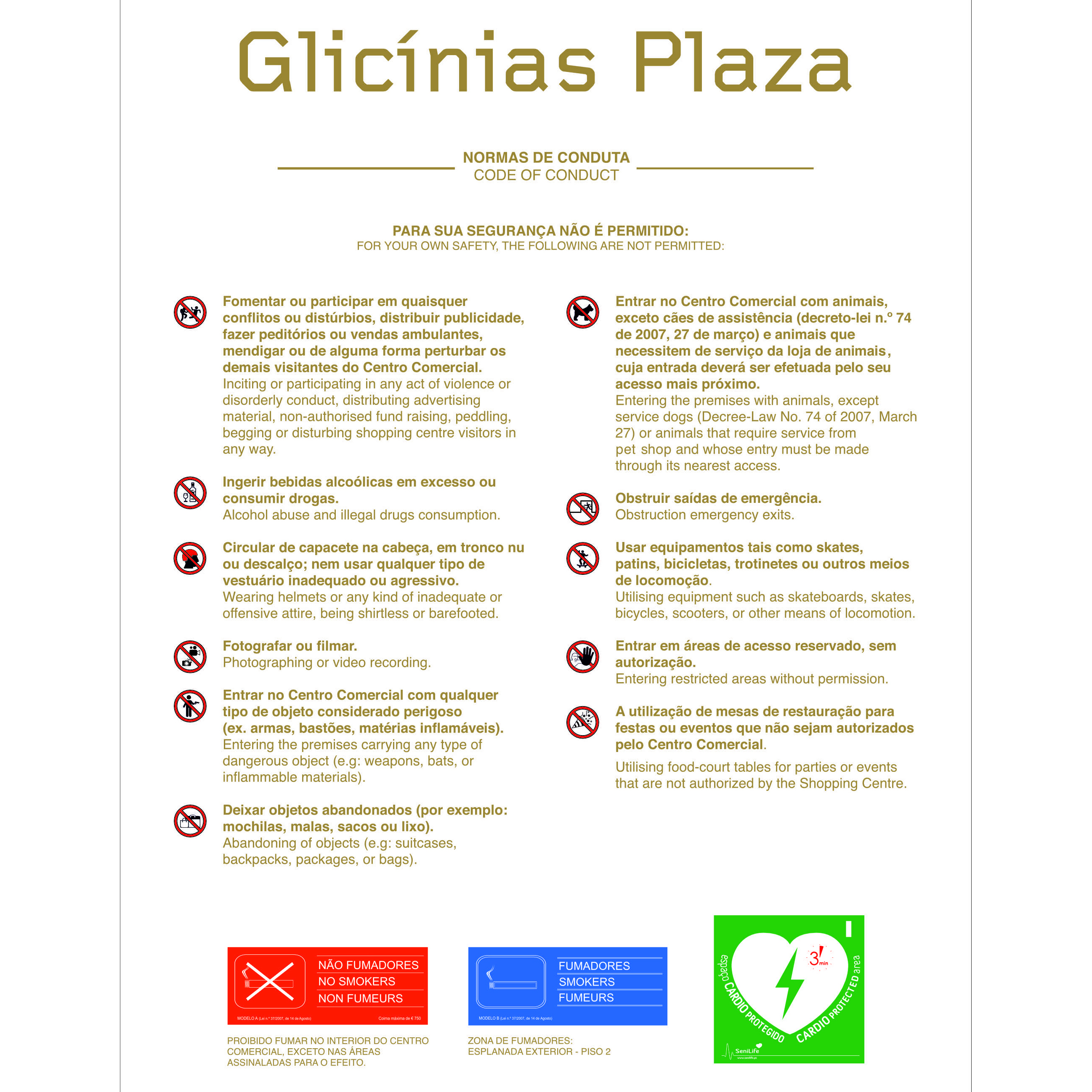 NORMAS DE CONDUTA GLICÍNIAS